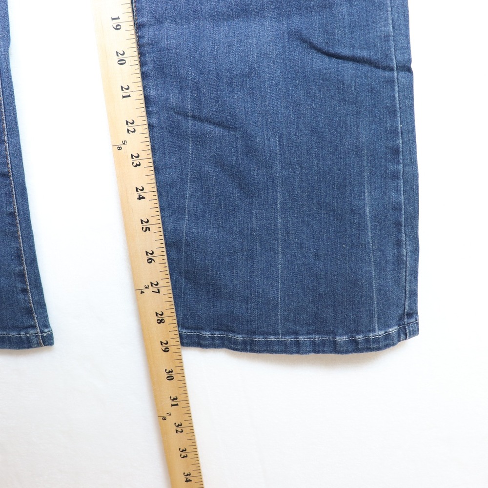 GUESS Blue Tailored Mini‎ Boot Distressed Jeans 32 - Picture 9 of 10